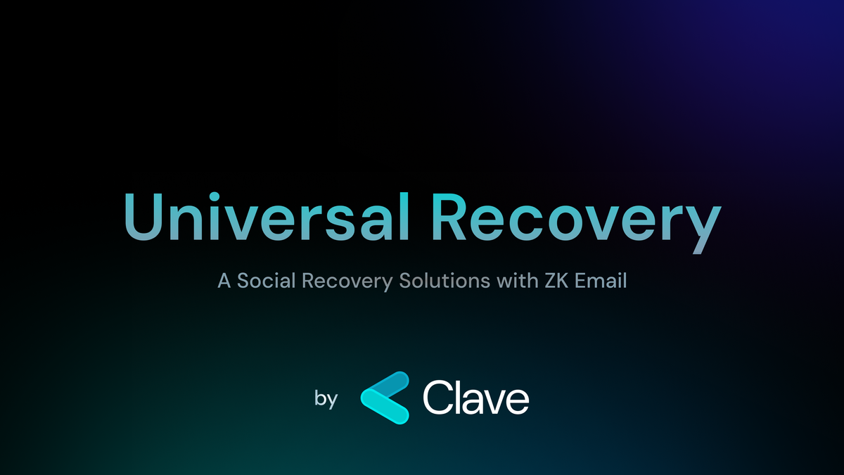 Universal Recovery: A Social Recovery Solution Utilizes ZK-Email