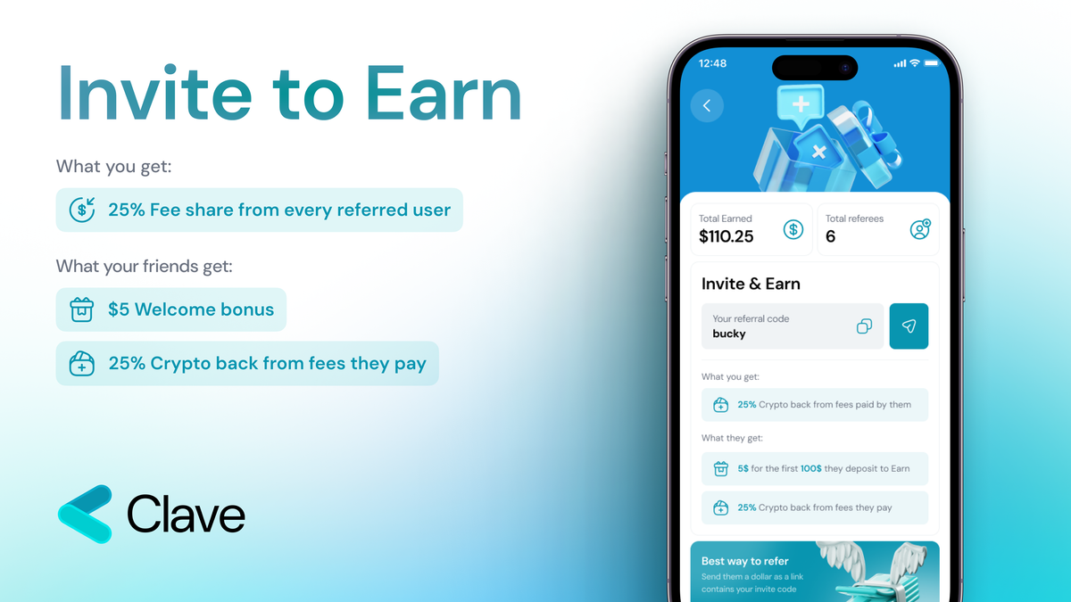 Invite to Earn: Clave Referral Program Launched